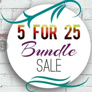 Everything with a ⭕ is 5 for $25!!!